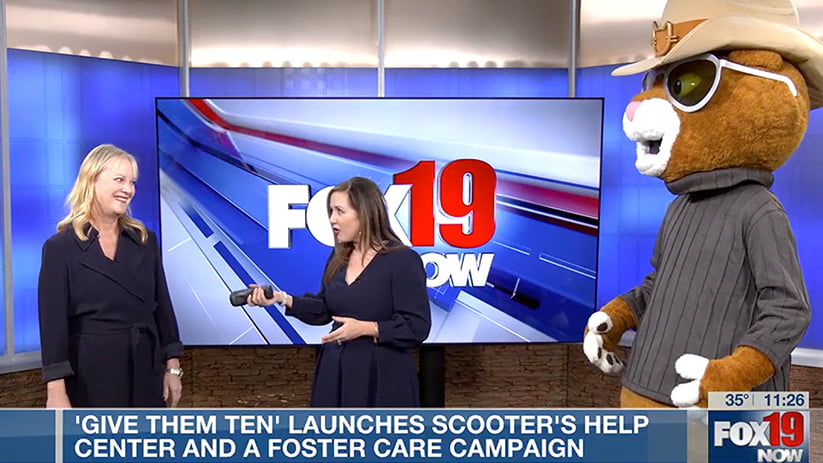 Scooter’s Help Center and Foster Campaign Featured on FOX19 NOW.