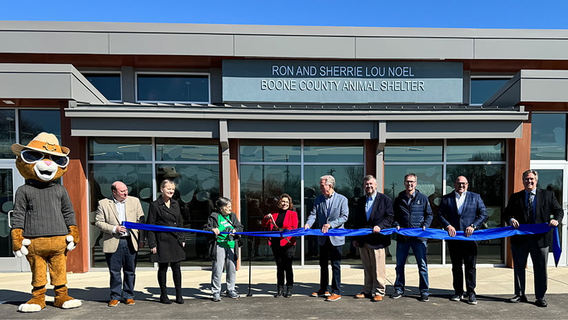 Scooter Attends Boone County Animal Shelter Ribbon-Cutting